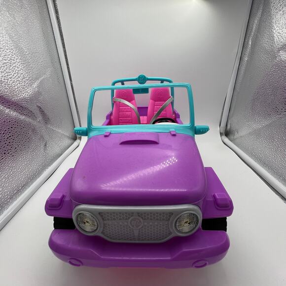 Barbie Jeep Mattel Off Road Doll Vehicle Play Toy 2019 Purple Pink Plastic Car - Picture 3 of 8